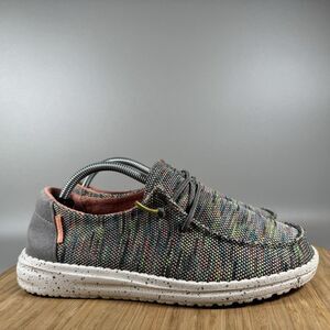 Hey Dude Wendy Sox Slip On Comfort Sneakers Shoes Womens‎ 6 Grey